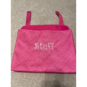 Thirty-One Oh-Snap Pocket Pink Cross Pop "Stuff "in pale pink